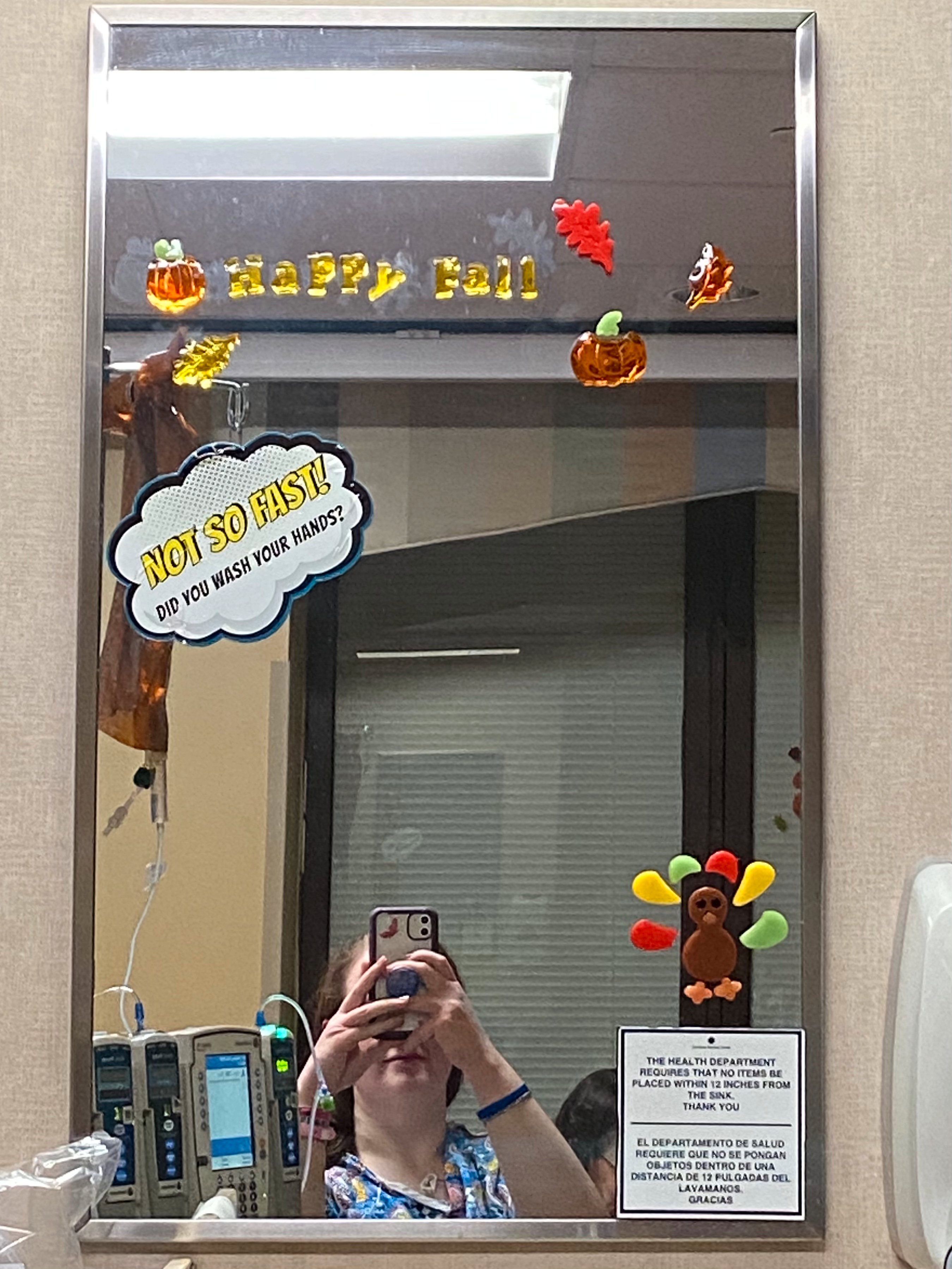 My mirror stickers :)  Happy Fall, Y’all!