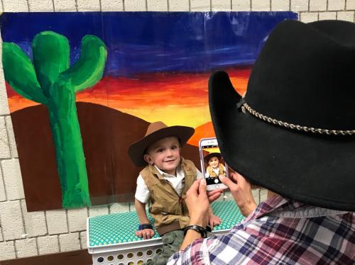 Cooper at Kindergarten Rodeo Day