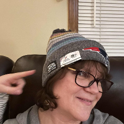 Love my Patriots Crucial Catch, Intercept Cancer hat from my son!   (I had no idea it existed)