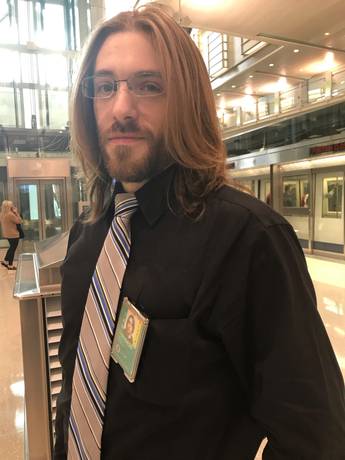 Visited son Kyle in November 2019 in Virginia. He’s growing his hair out for cancer awareness and will donate it eventually. Traveling was so much easier back then :: sigh ::