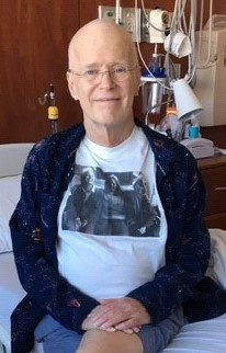 Untethered: no more IV pole (T-shirt with photo of Marcia & sisters)