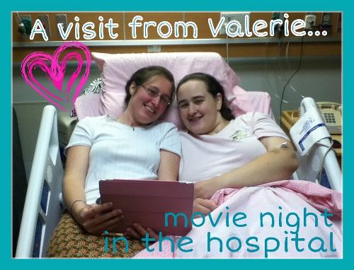 Movie night with my sweet sis, Valerie :)