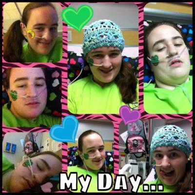 My day - yep, I'm super silly in the hospital!