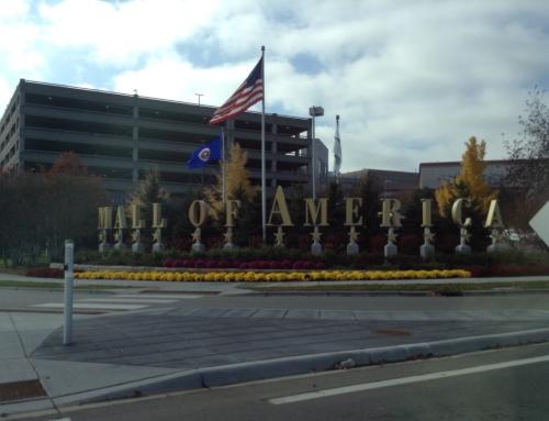The Mall Of America sign