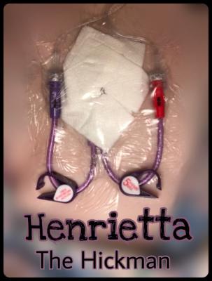 Meet Henrietta the Hickman :)