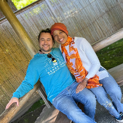 Brett and Marshay. Mother's Day 2022 at the Seattle Japanese Garden. "In every walk with nature one receives far more than he seeks."- John Muir