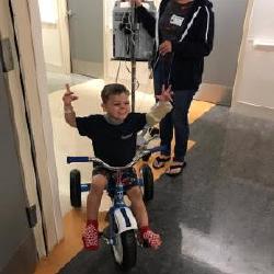 Joshua at Miller Children's Hospital, June 18, 2017