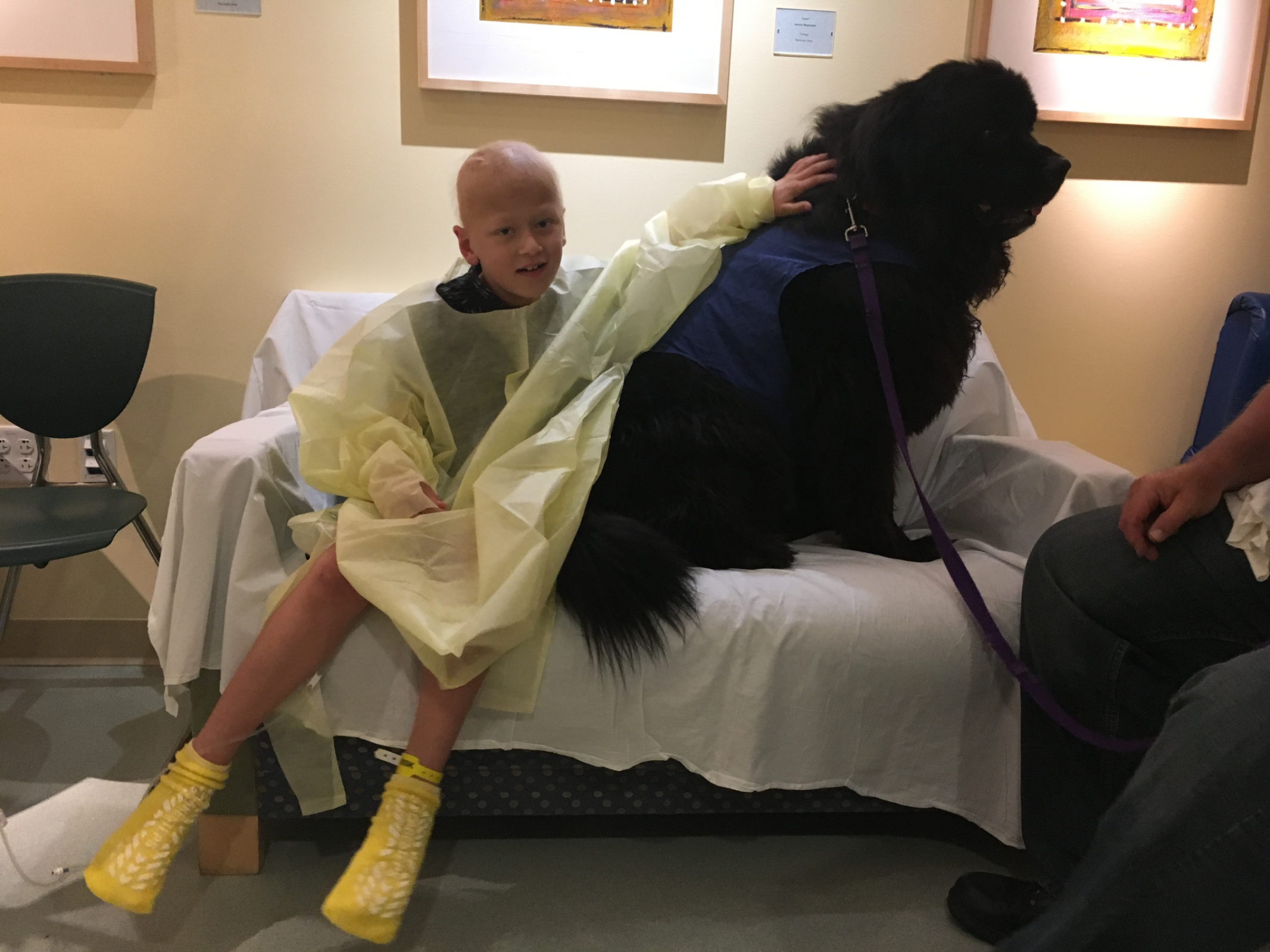 Conner met Murphy, a Newfoundland, at the hospital last week.