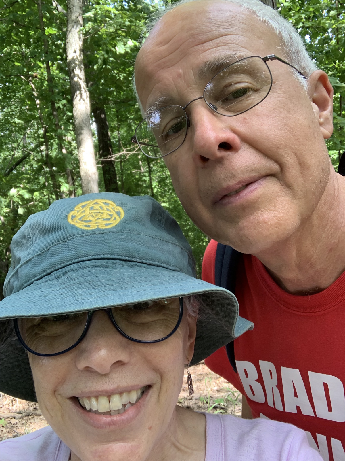 September hike. I try to take a selfie on each hike although Bob isn't so keen on it. 