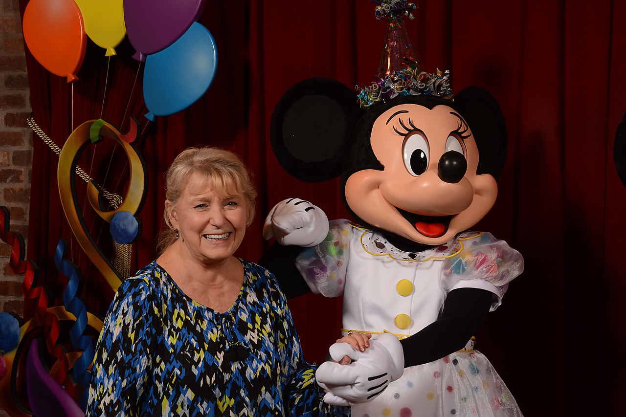 Photo Taken of Nana when she went to Disney World to visit Minnie and Mickey a few weeks ago. 