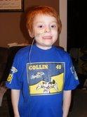 Collin's Mickey Mouse as Jimmie Johnson shirt