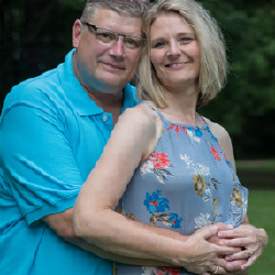 Jon and Tammy earlier this summer 