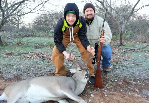 Lance and his 9-point. He took him straight down with a perfect shot.