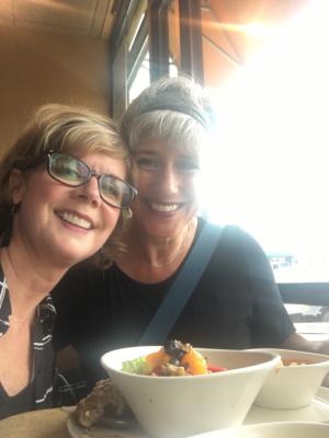 My loyal friend Greta - accommodating me on the day I overdid it (see post on 9.5.18)! No regrets though - we had a wonderful time together!