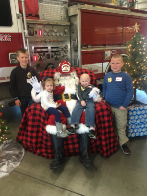 Thank you Megan’s Wings, Spark is Love and SBCoFD station 305 crew for a wonderful Christmas event!