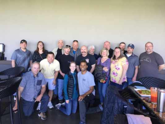 CenturyLink friends! Fun time connecting at Top Golf. 