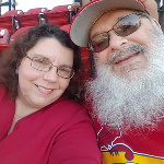 Jen and Drew at a Cardinals game during better times