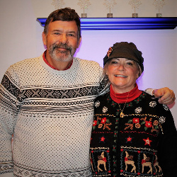 Chuck & Tami celebrating a very Merry Christmas!