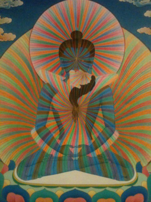 Tammy was a Rainbow Girl and was a Worthy Adviser as was my sister Paula who passed away who also practiced Reiki energy healing that involves color, sound…  I thought to myself that Tammy’s body was dissolving as part of her cancer – not the same way as the Tibetan Masters, but Tammy was on the path in that the key to Rainbow Body light ascension is to focus on loving thoughts only to the exclusion or all else.  I personally have been admonished for what I was thinking in Reiki healing sessions “watch your thoughts, thoughts are things” Reverend Kathy Graves Reiki Master Practioner relayed from whomever, whatever, and wherever.  She uses the word Rainbow in her e-mail address – not as a brand per se but as what she works with – in my opinion and my perception.  The different colors equate to different frequencies and certain rates of vibration of energy as Telsa pointed out to the world. "If you want to understand how the universe works, think in terms of energy, frequency and vibration.  Had I been more spiritually advanced, I might have seen Tammy's energy merge or dissolve into the light" similar to what is reported by the Tibetan Masters because this is what I think happens in my opinion.  Until I evolve a great deal, I won't be able to see what Reverend Kathy Graves sees.  I can set goals - yes?