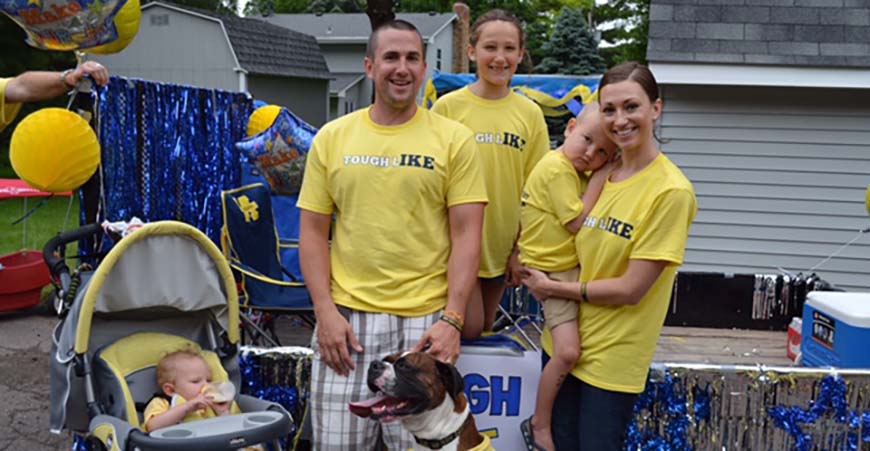 Chad and Chelsea care for Ike, who is undergoing leukemia treatment