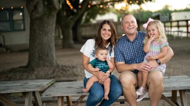 Family of retinoblastoma patient Davis O'Donnell of Fulshear, TX